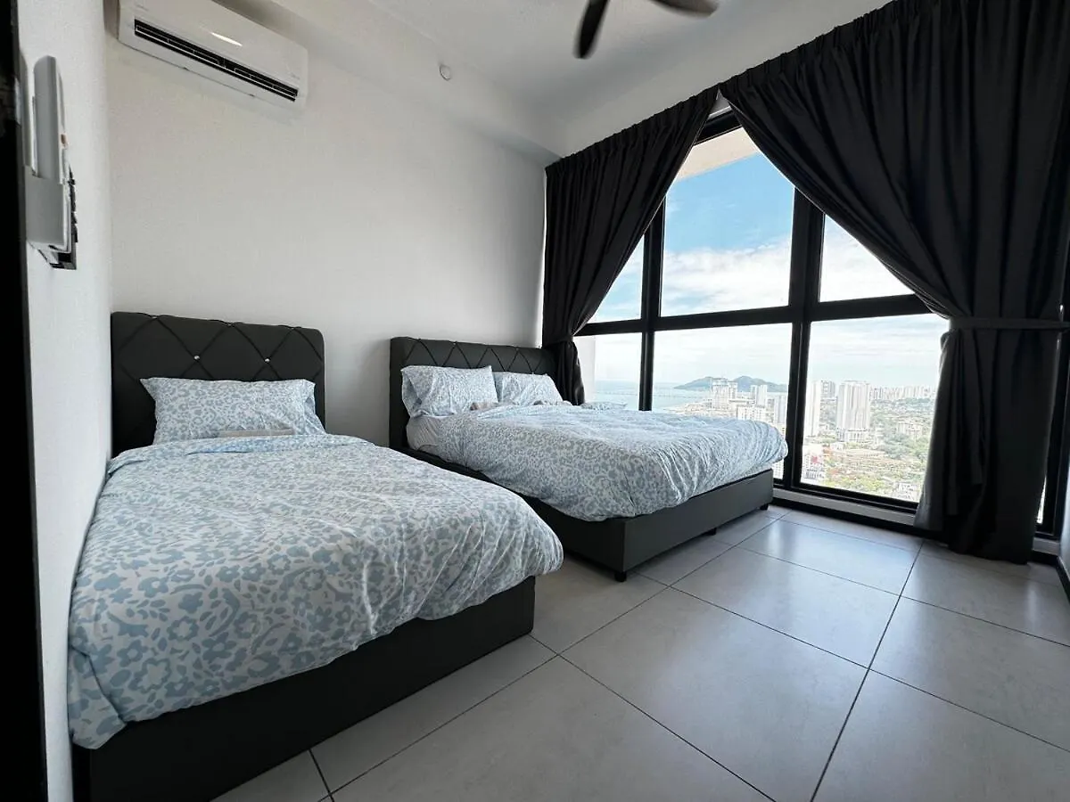 Urban Rooftop Veiw Penang 3Br 10 Pax Jelutong Apartamento