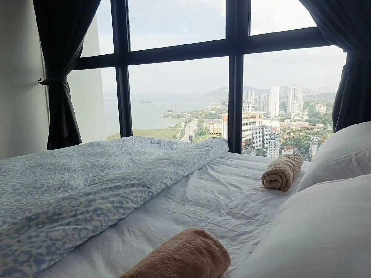 Апартаменты Urban Rooftop Veiw Penang 3Br 10 Pax Jelutong Малайзия